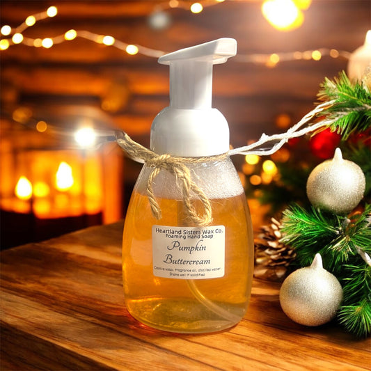 New foaming hand soap (Pumpkin Buttercream)
