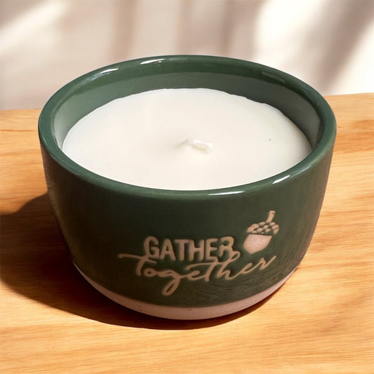 SALE almond macaroon small candle